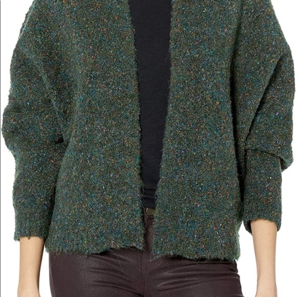 Bb Dakota XS Comin In Cozy Cardigan sweater green - Picture 3 of 6